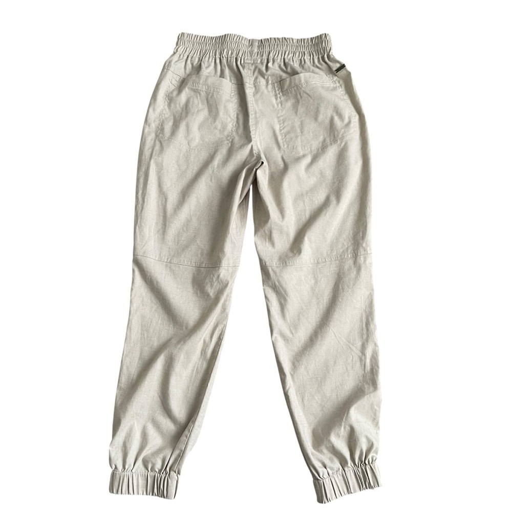 Prana Mantra Drawstring Jogger Pants in Beige Women’s Size XS Hemp Lightweight - Picture 5 of 9